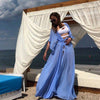 2019 Summer Women Swimsuit Bikini Cover Up Sexy Beach Cover Ups Chiffon Long Dress Elegant Solid Beach Bathing Suit tunic kaftan