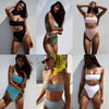 Minimalism Le Solid High Waist Bikinis Sexy Leopard Swimsuit Women Snake Print Bathing Suit 2019 New Swimwear Summer Beachwear